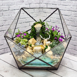 Florarium "Winter Mountain Whisper" with delivery Saint Petersburg