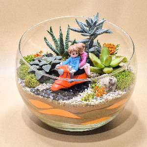 Florarium "Journey" with delivery Saint Petersburg