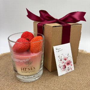 Berry Sorbet Candle with delivery Tyumen