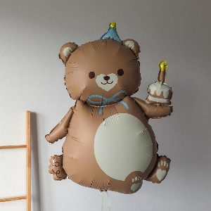 Birthday Bear Balloon with delivery Saint Petersburg