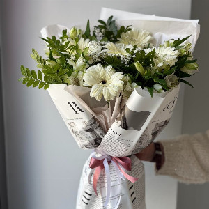Bouquet "Cloudy Satin" with delivery Sterlitamak