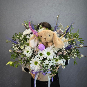 Meadow Bunny Set with delivery Saint Petersburg