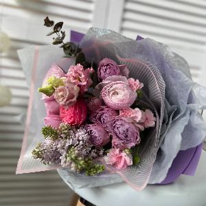 Lilac Whisper Bouquet with delivery Saint Petersburg