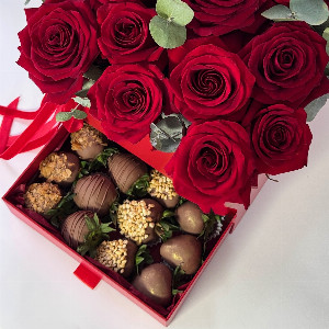 Ruby Heart Casket with delivery Sochi