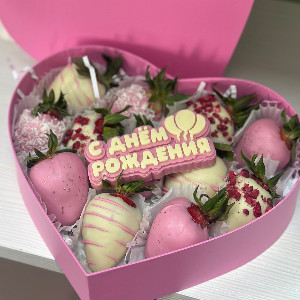 Клубника в шоколаде "Снежное признание"