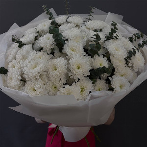 Bouquet "Snow Whirlwind" with delivery Tyumen