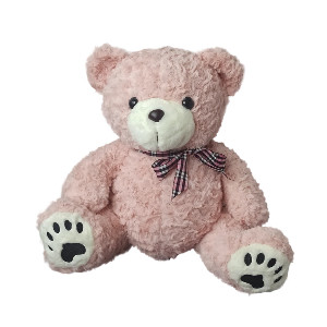 Pink Curly Bear Toy with delivery Yekaterinburg