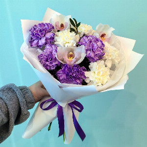 Orchid Whisper Bouquet with delivery Tyumen