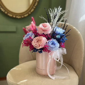 Stabilized Flower Composition "Lavender Dawn" with delivery Nizhniy-Novgorod