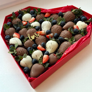 Composition "Red Heart" with delivery Nizhniy-Novgorod