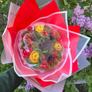 Tropical Heat Dried Fruit Bouquet with delivery Tyumen