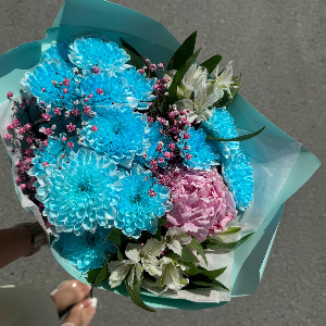 Cornflower Sky Bouquet with delivery Tyumen