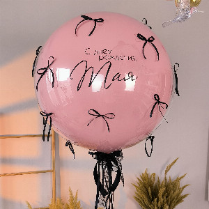 May Rose Double Staff Balloon with delivery Saint Petersburg