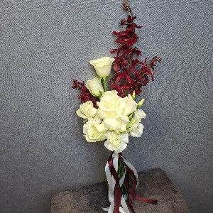Contrast of Feelings Bridal Bouquet with delivery Saint Petersburg