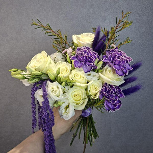 Love Watercolor Bridal Bouquet with delivery Saint Petersburg