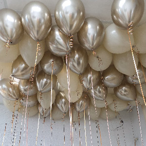 Golden Prosecco Balloon Set with delivery Saint Petersburg