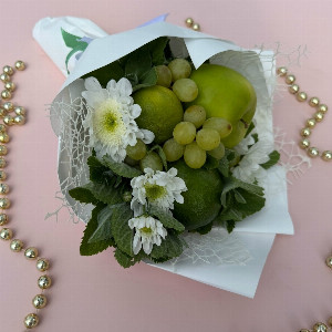 Edible Bouquet "Emerald Coolness" with delivery Podolsk