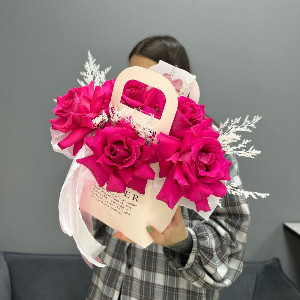Arrangement "Raspberry Dawn" with delivery Perm