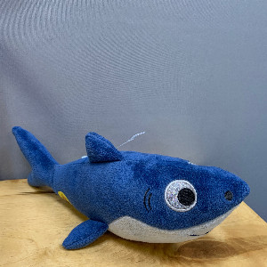 Blue Shark Antistress Plush Toy with delivery Belgorod