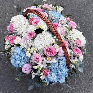 Happiness Boom Bouquet with Hydrangeas and Peonies with delivery Tyumen