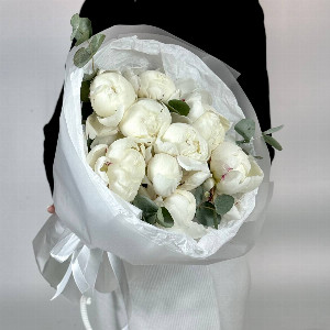 Silk Whisper Bouquet with Peonies with delivery Moscow