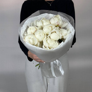 Angel's Breath Peony Bouquet with delivery Moscow