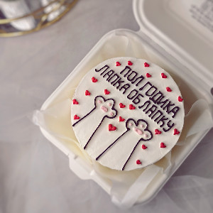 Warm Hugs Anniversary Bento Cake with delivery Vladimir