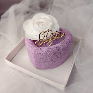 Bento Cake "Lilac Velvet" Mousse with delivery Vladimir