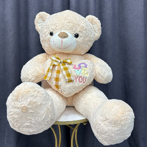 Sand Castle Beige Bear with delivery Perm