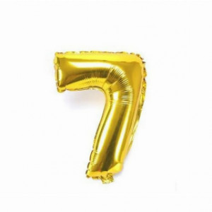 Шар "Золотая цифра 7"