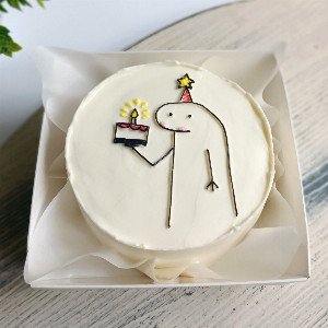 Bento Cake "Celebration Day" with Berry Filling with delivery Moscow