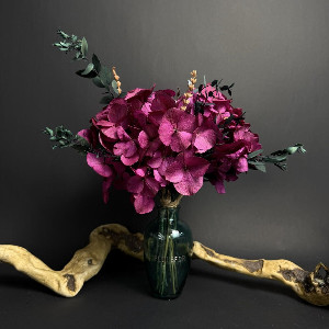 Arrangement "Hydrangea and Eucalyptus" with delivery Moscow