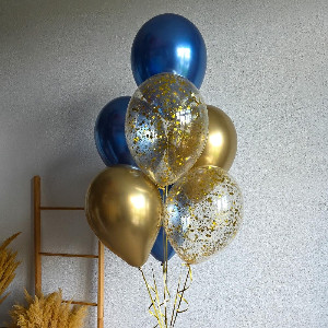 Royal Blue Balloon Fountain with delivery Omsk