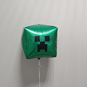 Foil Balloon "Green Creeper" with delivery Omsk