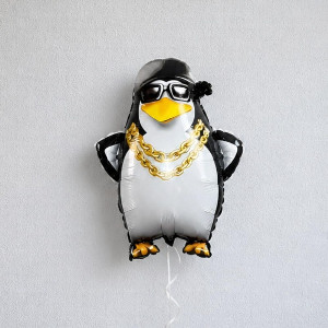 Foil Balloon "Cool Penguin" with delivery Omsk