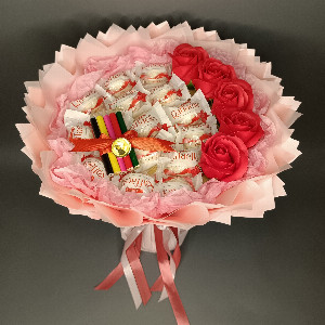 Bouquet "School Days" with Sweets and Pencils with delivery Barnaul