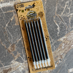 Pearl Black Cake Candles 6 pcs. with delivery Krasnodar