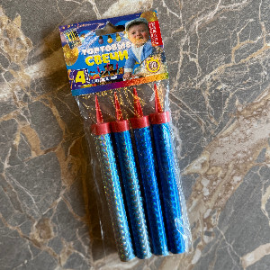 Blue Spark Cake Fountain Candles 4 pcs. with delivery Krasnodar