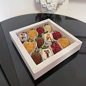 Chocolate-Covered Strawberries "For the Teacher" with Belgian Chocolate with delivery Tyumen
