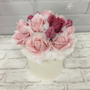 Marshmallow "Blueberry Roses" with delivery Tyumen