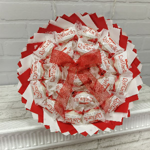Raffaello Bouquet with Scarlet Ribbon with delivery Tyumen
