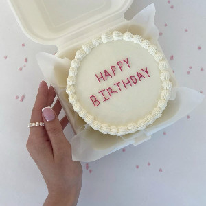 Bento Cake "Happy Birthday" with delivery Krasnoyarsk