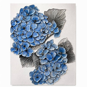 Blue Hydrangea Interior Art with delivery Moscow