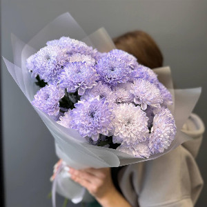Chrysanthemum Bouquet "Lilac Compliment" with delivery Ufa