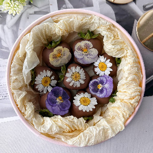 "Floral Paradise" Chocolate Strawberries with delivery Saint Petersburg