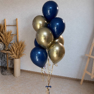 "Golden Twilight" Balloon Bouquet with delivery Saint Petersburg