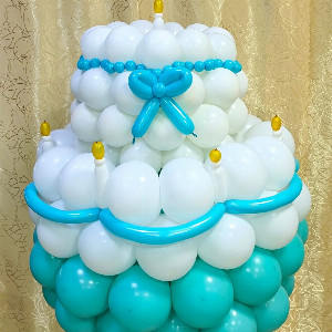 Balloon Sculpture "Festive Cake" with delivery Tyumen