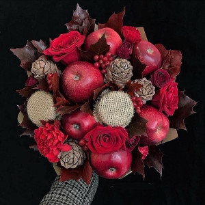 Edible Bouquet "Warm Autumn" with delivery Saint Petersburg