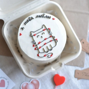 Bento Cake "A Drawing for Loved Ones" with delivery Omsk