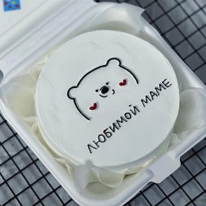 Bento Cake "A Drawing for Mom" with delivery Omsk